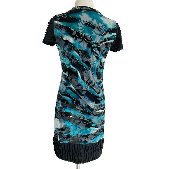 Custo Barcelona Lowxury Size 1  Dress Tunic Abstract Art to Wear - Picture 3 of 6